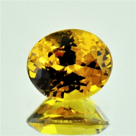 Mali-Granat oval gelbbraun 5,15 ct Mali-Granat oval gelbbraun 5,15 ct
