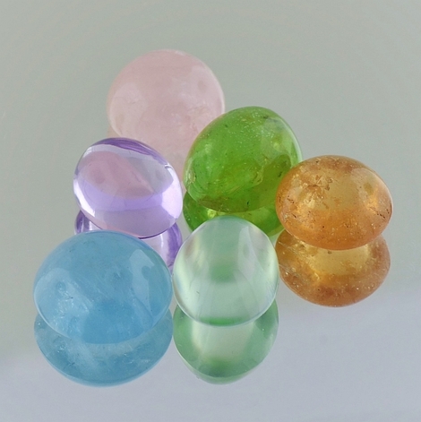 Mixed Lot Cabochons multicolor 34.88 ct Mixed Lot Cabochons multicolor 34.88 ct