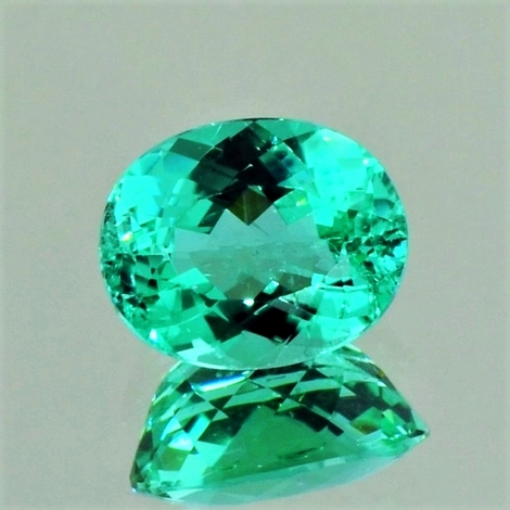 Paraiba Turmalin oval neongrün 2,42 ct Paraiba Turmalin oval neongrün 2,42 ct