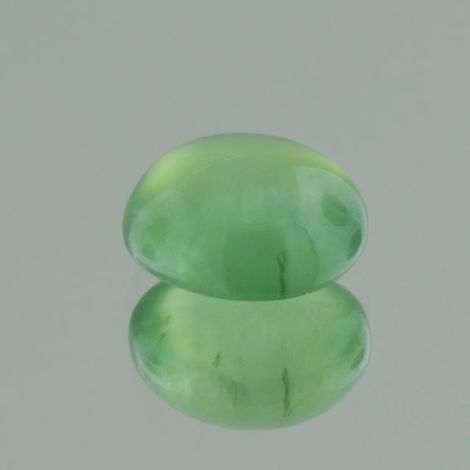 Prehnite cabochon oval green 10.64 ct