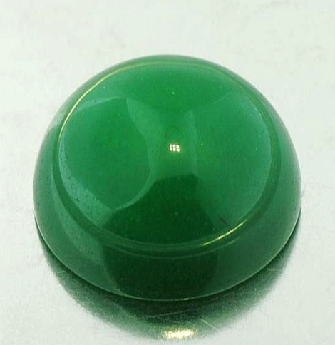 Quarz Cabochon rund grün ca. 30 ct Quarz Cabochon rund grün ca. 30 ct