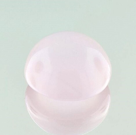 Rosenquarz Cabochon rund hellrosa 45,47 ct