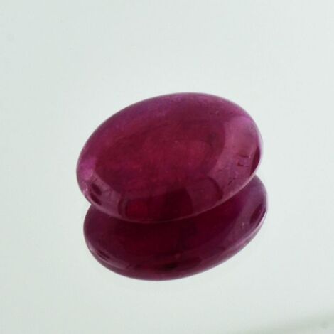 Rubin Cabochon oval rot 23,05 ct