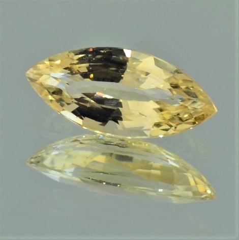Saphir Navette gelb ungebrannt 1,23 ct Saphir Navette gelb ungebrannt 1,23 ct