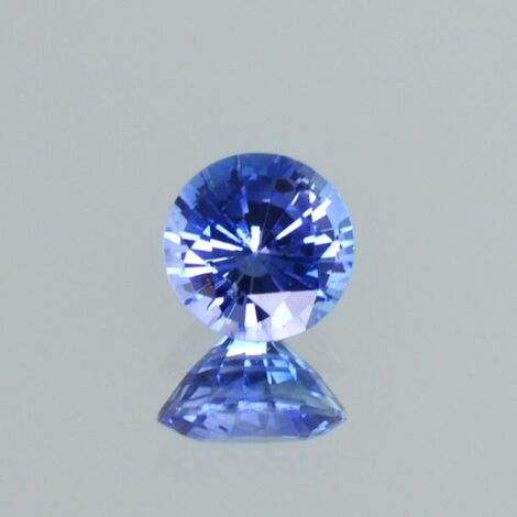 Sapphire round blue 0.50 ct
