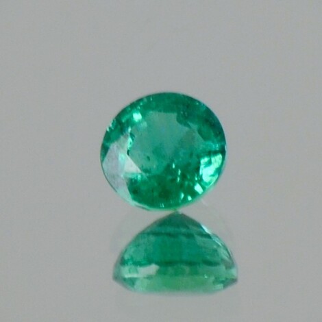 Smaragd rund grün 0,48 ct