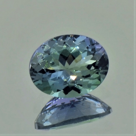 Tanzanite oval greenish blue unheated 2.62 ct Tanzanite oval greenish blue unheated 2.62 ct