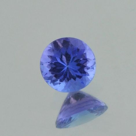 Tanzanite round blue 0.86 ct