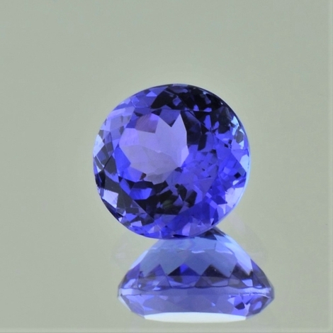 Tansanit rund blau 1,77 ct