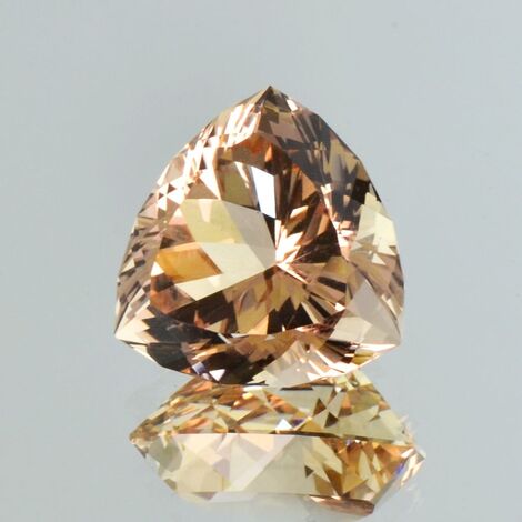 Topaz trillion gelblich-hellbraun 22.00 ct