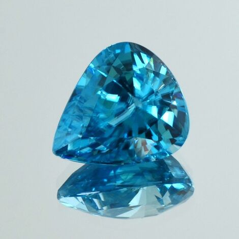Zirkon Tropfen blau 11,51 ct