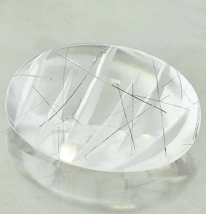 Rutilated Quartz cabochon oval Design 52.83 ct