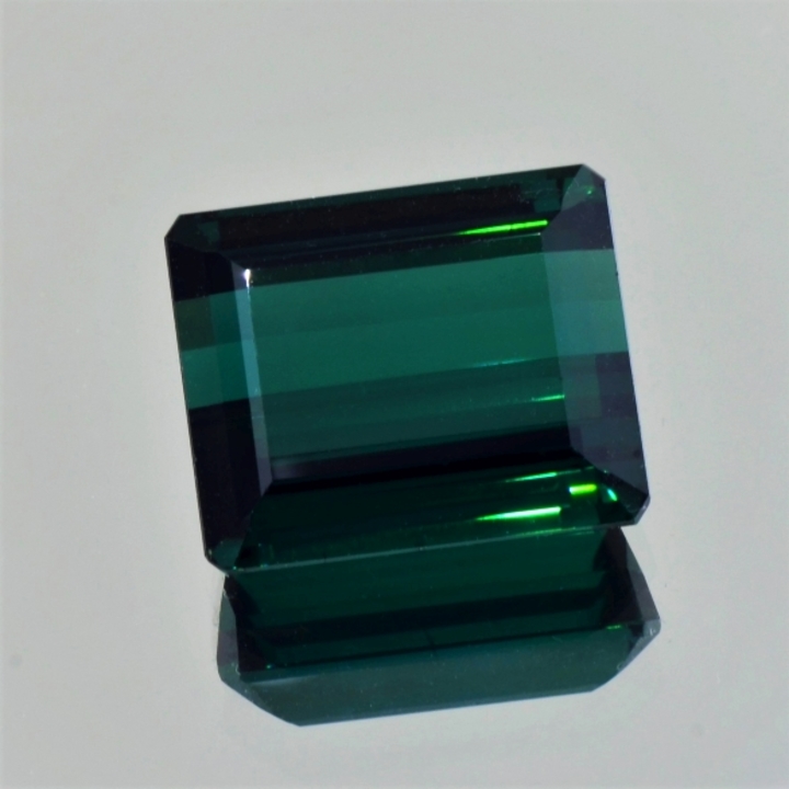 Turmalin octagon blaugrün 17,18 ct