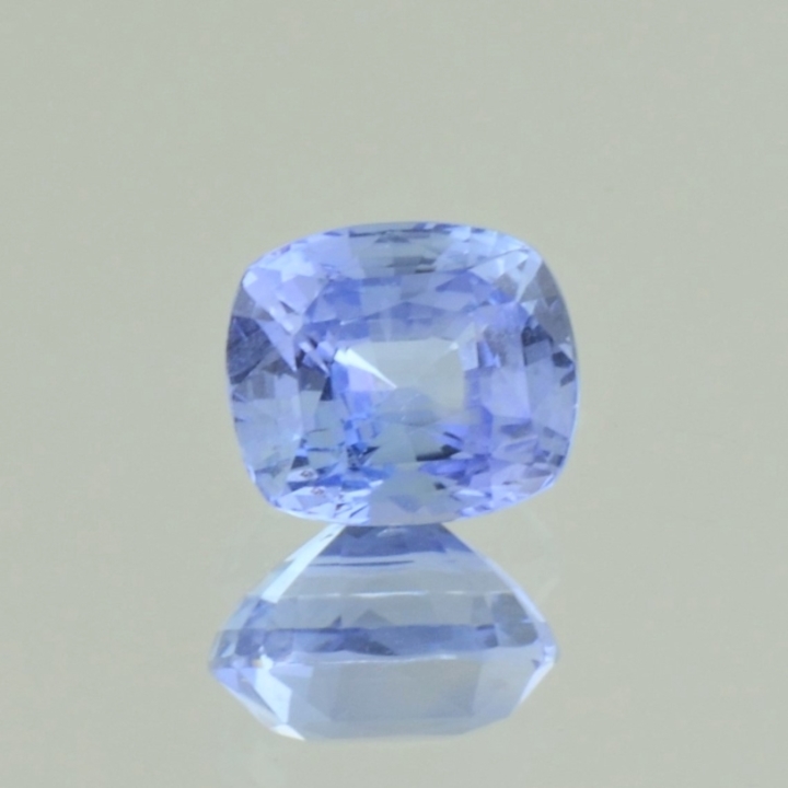 Sapphire cushion light blue unheated 3.06 ct