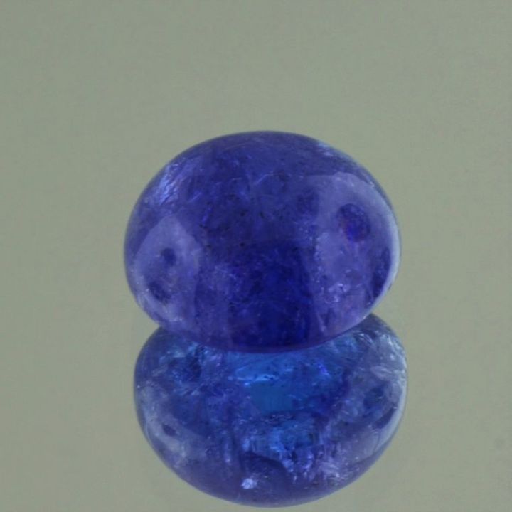 Tanzanite cabochon round blue 13.29 ct