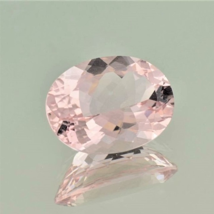 Morganit Beryll oval rosa 10,16 ct.