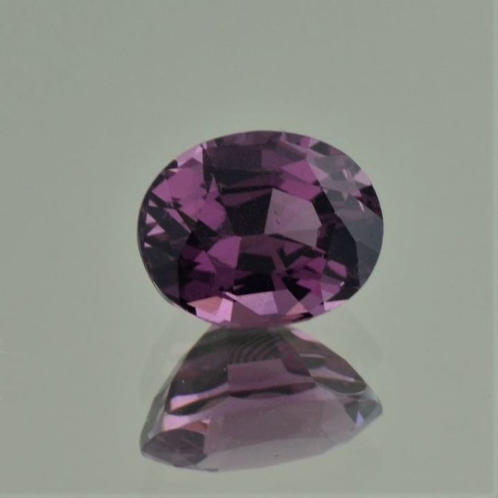 Spinel oval purple untreated 2.68 ct