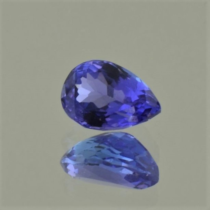 Tanzanite pear blue 2.60 ct