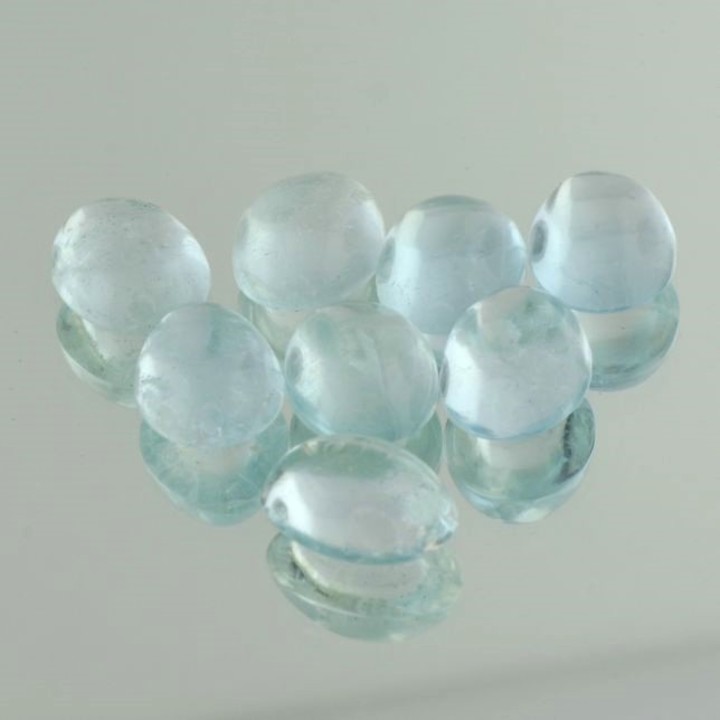 Aquamarine Lot Cabochons oval light blue 44.75 ct