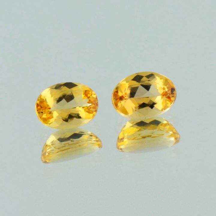 Imperial Topas Duo oval gelborange 3,11 ct