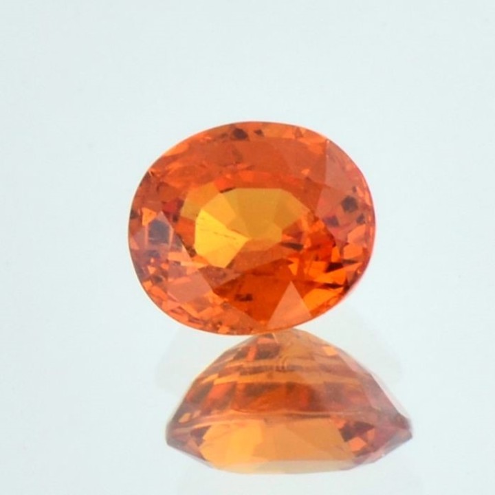 Mandarin Granat oval orange 2,64 ct