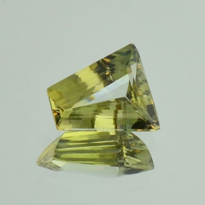 Zoisite fantasy greenish yellow 3.88 ct