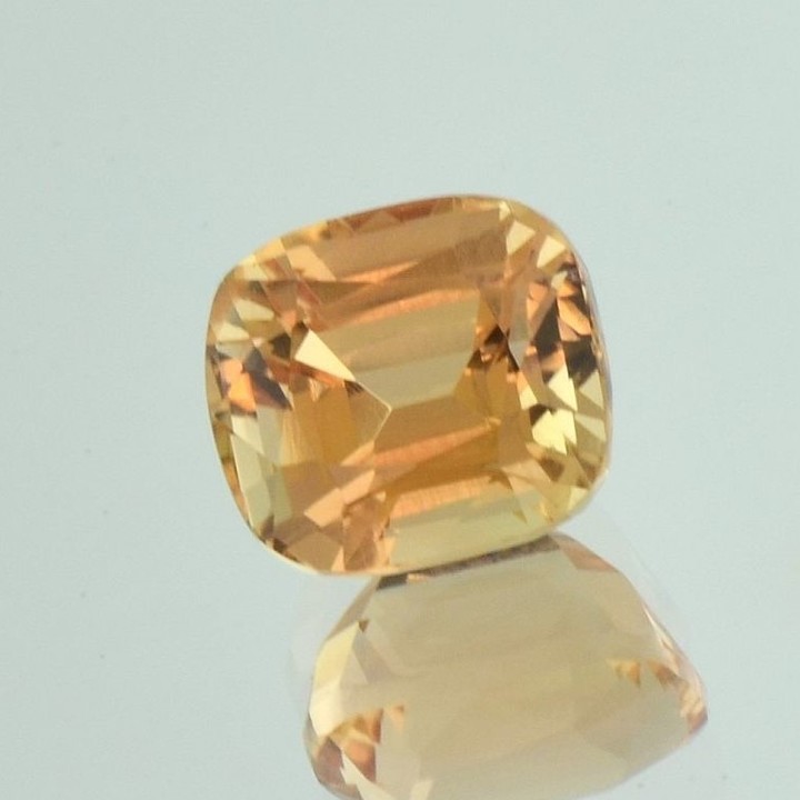 Tourmaline cushion yellow 7.50 ct