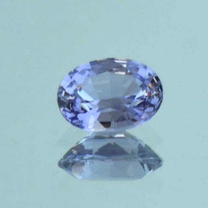 Spinell oval blau unbehandelt 2,25 ct