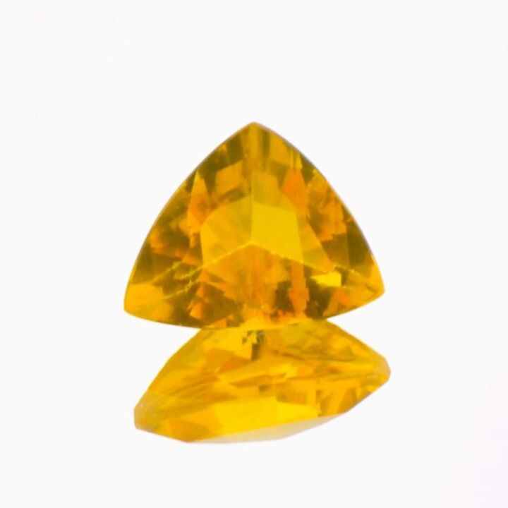 Feueropal trillion gelborange 2,37 ct