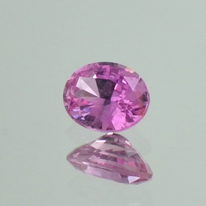 Saphir oval pink unbehandelt 1,16 ct