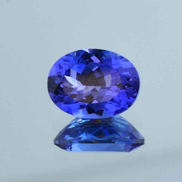 Tanzanite oval blue 4.62 ct.