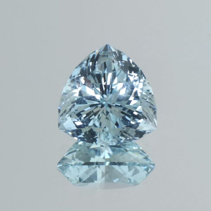 Topaz trillion light blue 15.19 ct
