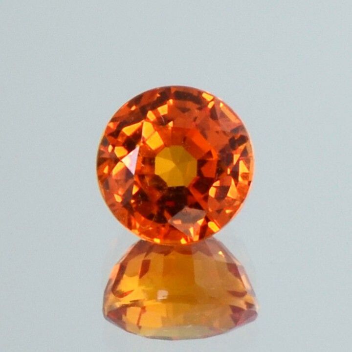 Mandarin-Granat round orange 2.05 ct