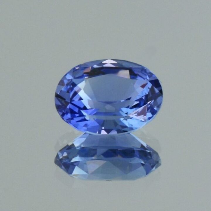 Sapphire oval blue untreated 2.60 ct.