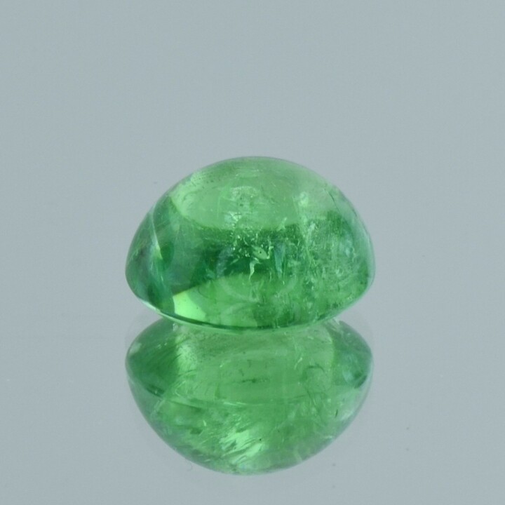 Garnet Grossularite cabochon oval mint green 8.73 ct.