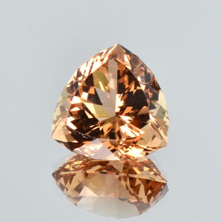 Topas Trillion orangebraun unbehandelt 17,21 ct.