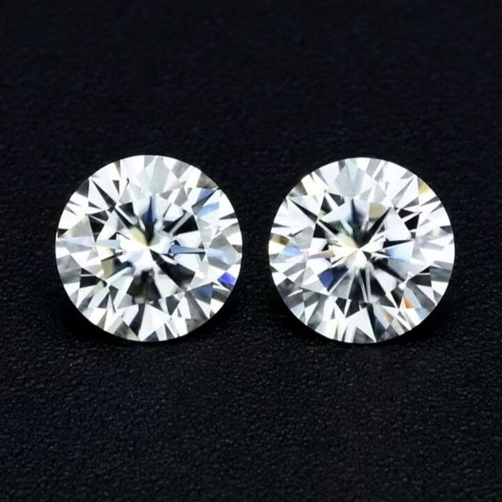 Diamanten Pair hochfeines white D loupe clean 0.40 ct.