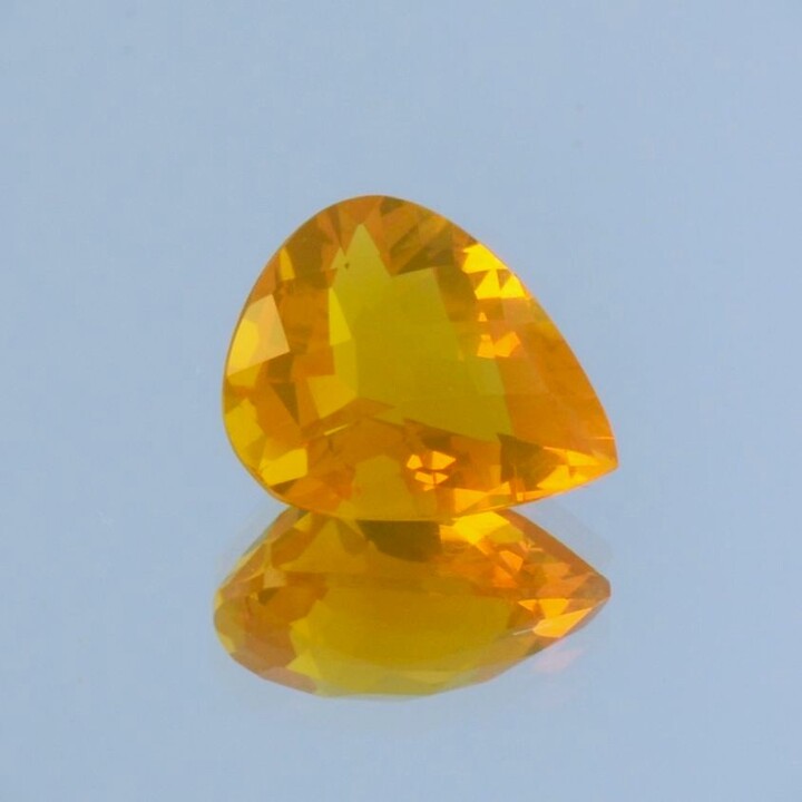 Feueropal Tropfen gelborange unbehandelt 2,94 ct.