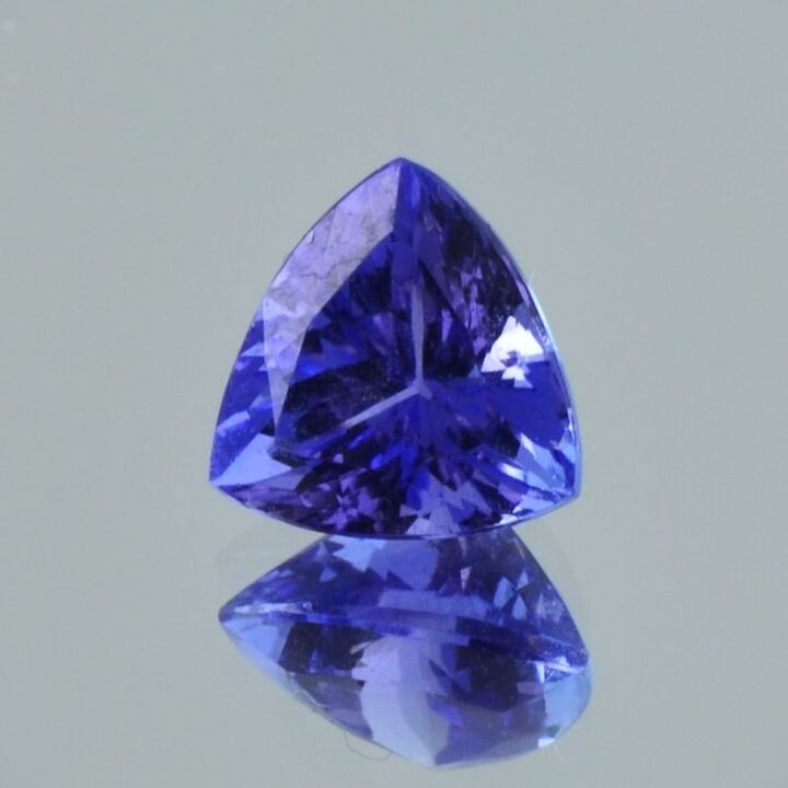 Tansanit Trillion violettblau 1,90 ct.