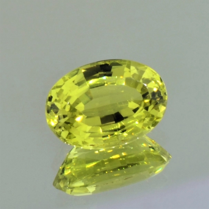 Chrysoberyll oval 6,33 ct