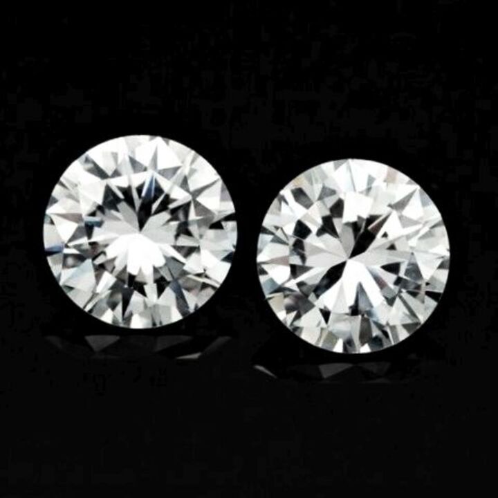 Diamanten Pair Brillanten hochfeines white D loupe clean 0.60 ct.