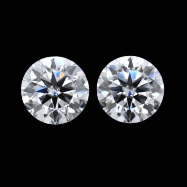 Diamanten Pair Brillanten white vs1 0.22 ct