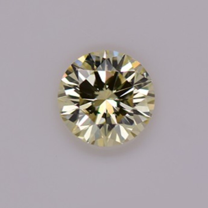 fancy diamond round brilliant champagne  si1 0.25 ct.