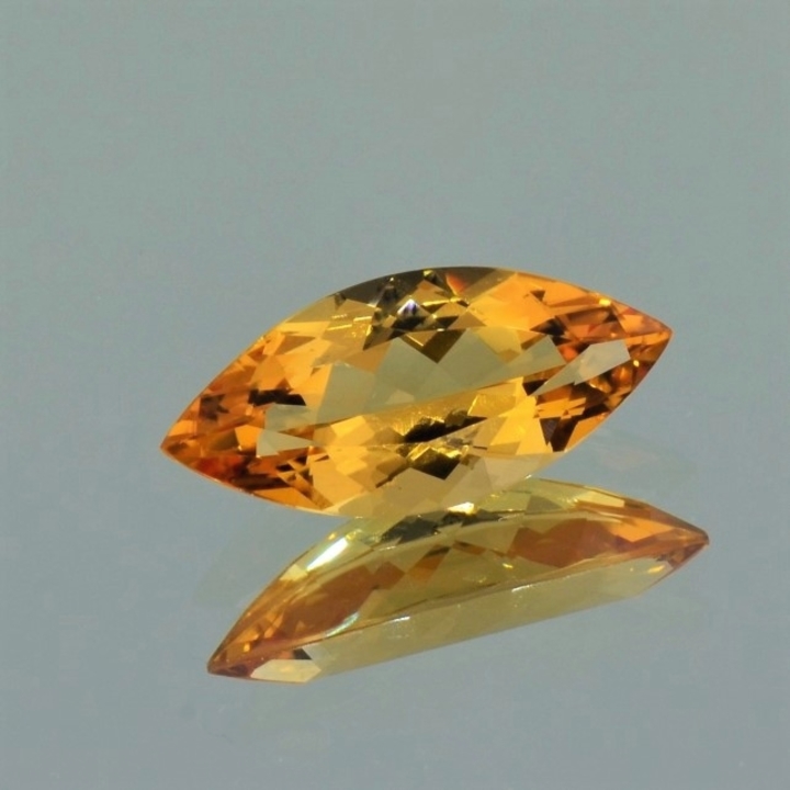 Imperial-Topas marquise yellow orange 5.23 ct