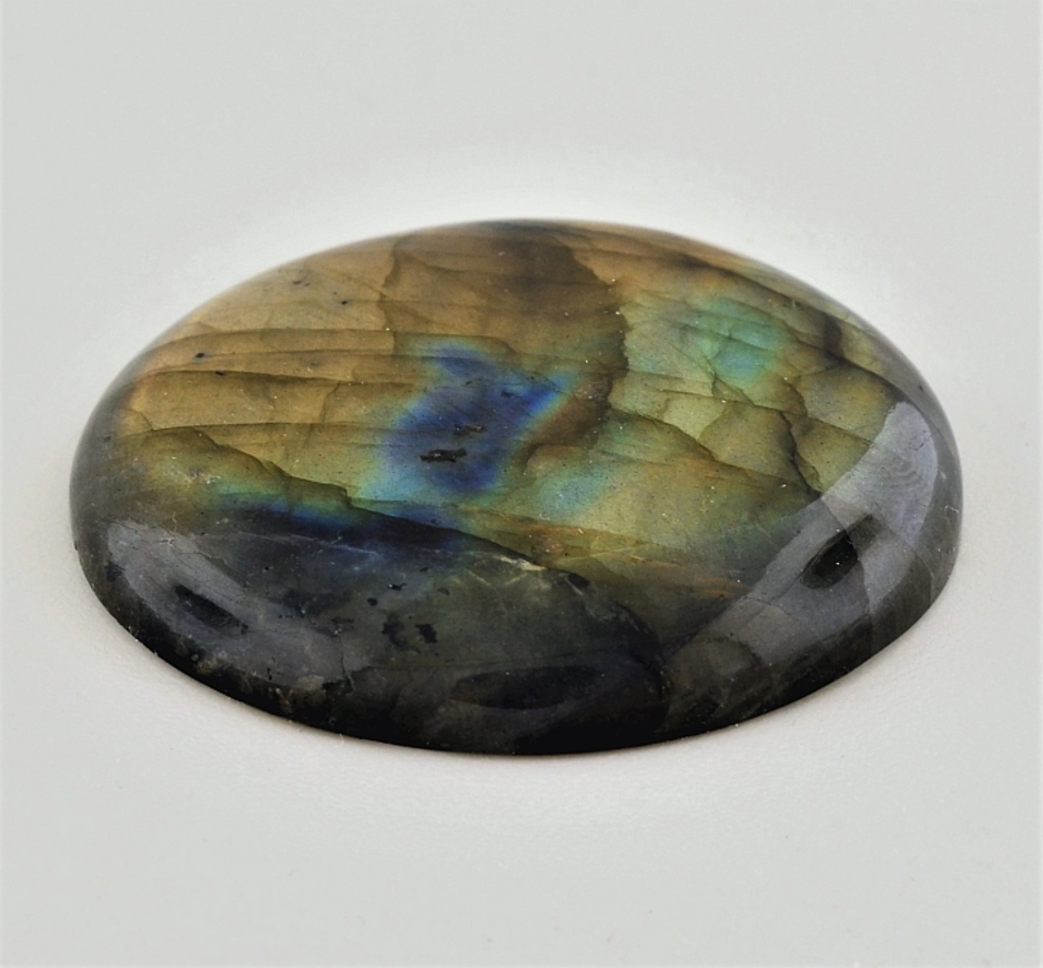 Labradorit Cabochon rund 91,99 ct