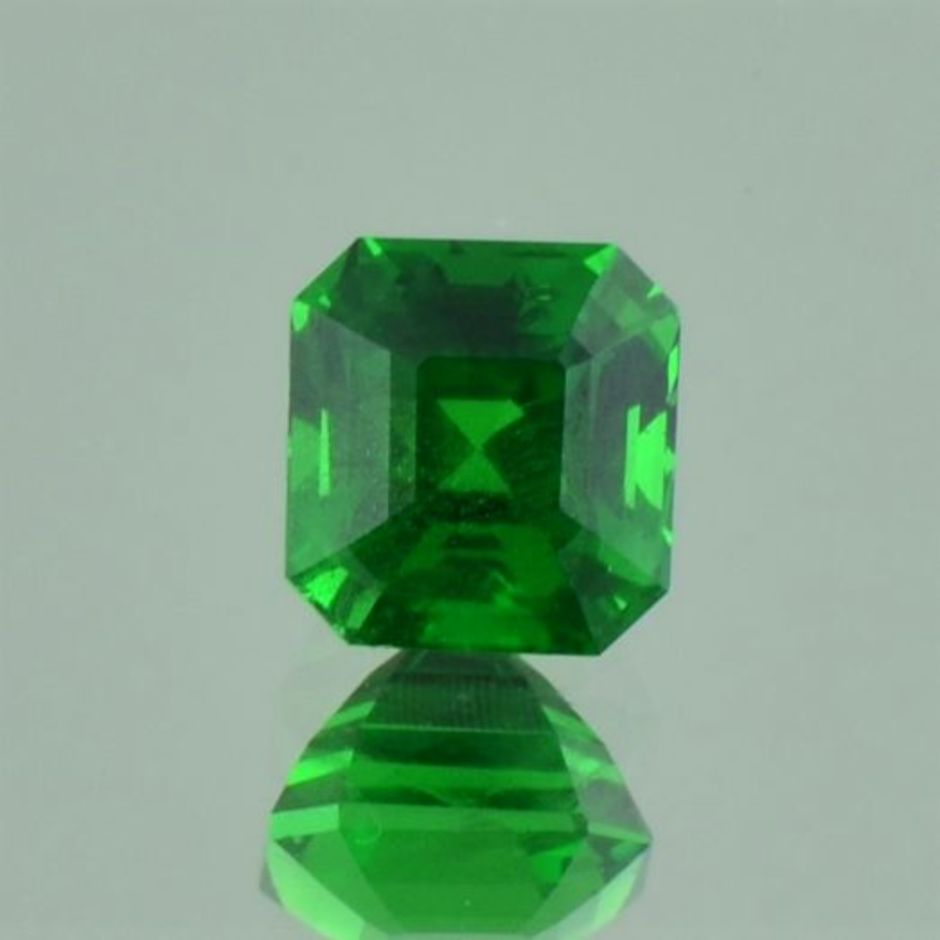 Tsavorit Granat octagon intensives Grün 2,03 ct