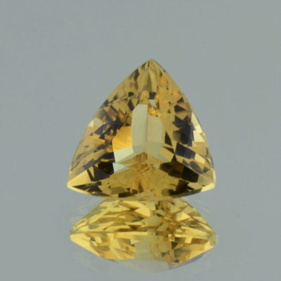 Goldberyll Trillion gelb 12,38 ct