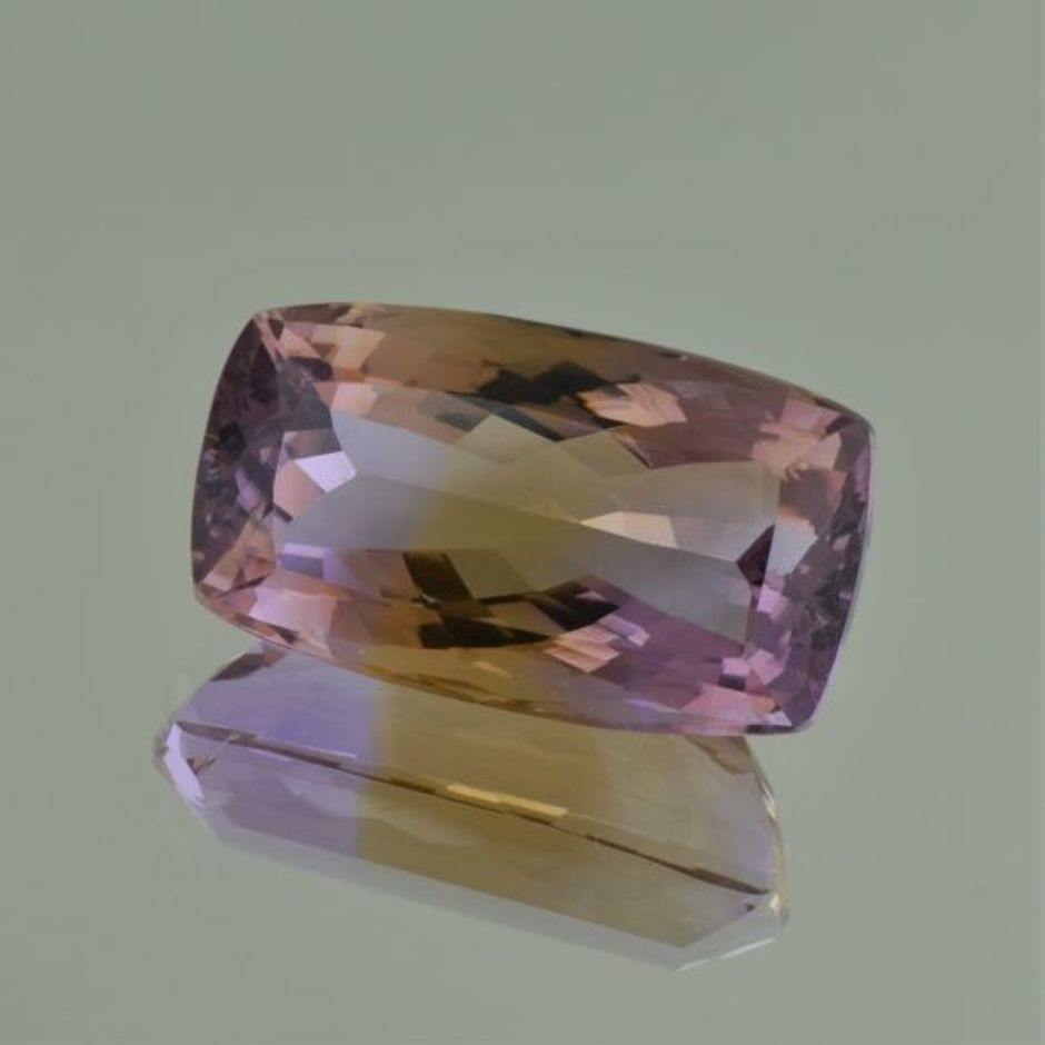 Ametrine cushion bicolor 29.71 ct