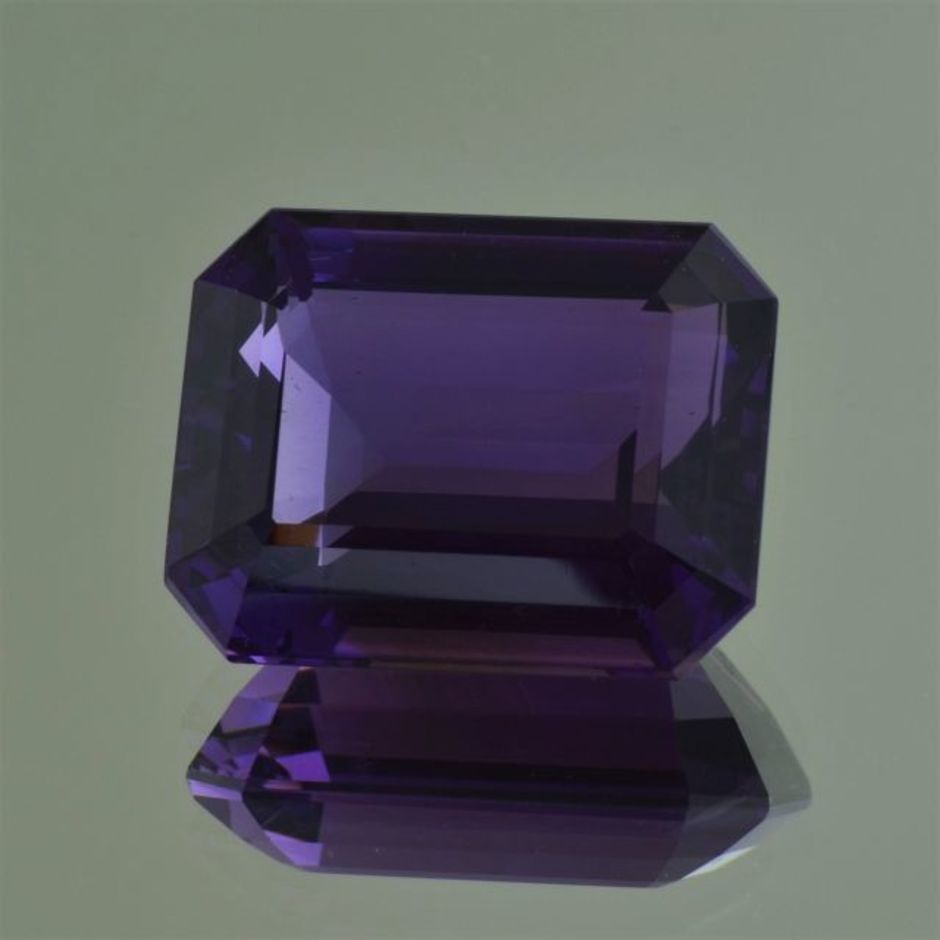 Amethyst octagon intensives Violett 38,78 ct