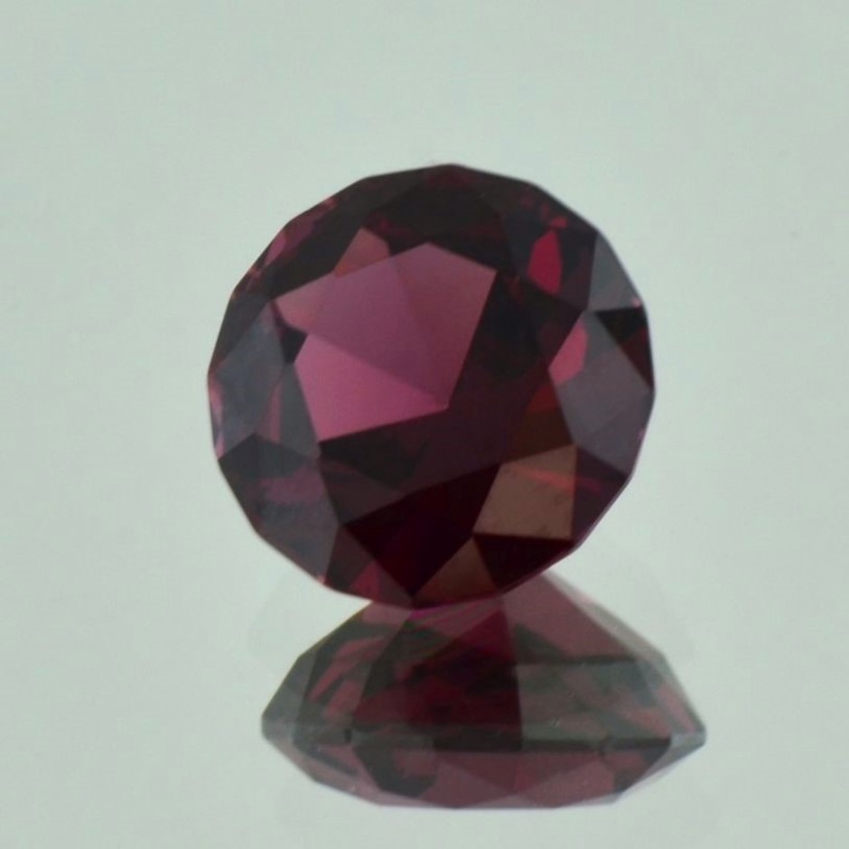 Rhodolite Garnet round fantasy purple red 5.70 ct